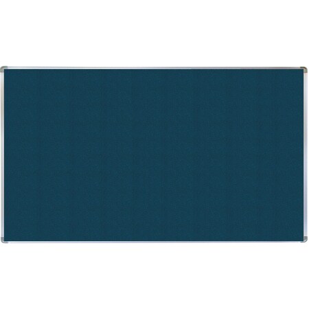 Aarco VIC Cork Bulletin Board with Euroframe Design 48"x72" Blueberry ERC4872214